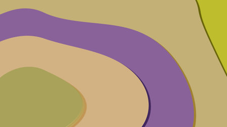 Background in paper style. Of multi-colored details.