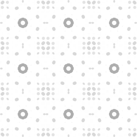 Seamless abstract pattern background with a variety of colored circles.の写真素材