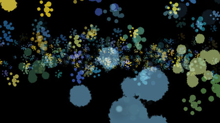 Background with paint. Divorces and drops. Periwinkles.