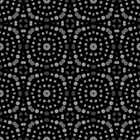 Seamless abstract pattern background with a variety of colored circles.