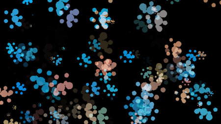 Background with paint. Divorces and drops. Periwinkles.