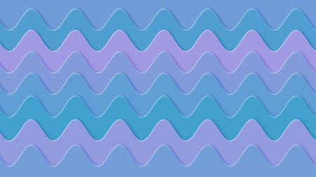 Background in paper style. Of multi-colored details.