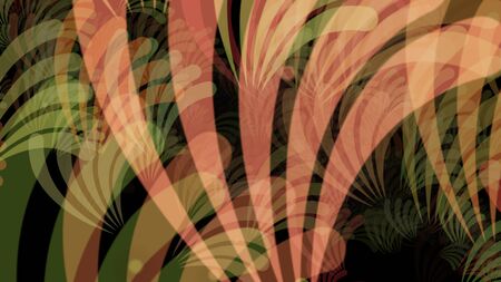 Abstract background pattern with plant matter. Multicolored background.の写真素材