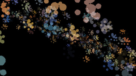 Background with paint. Divorces and drops. Periwinkles.