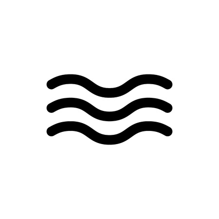 Wave Iconのイラスト素材