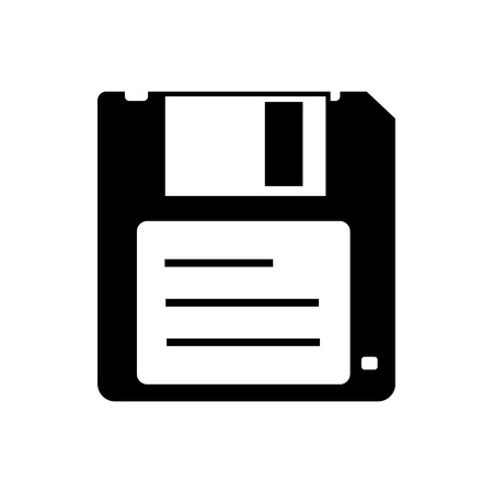 Floppy disk icon Vector illustration.のイラスト素材