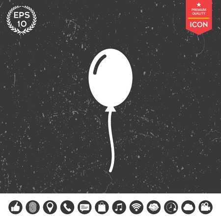 Balloon iconのイラスト素材