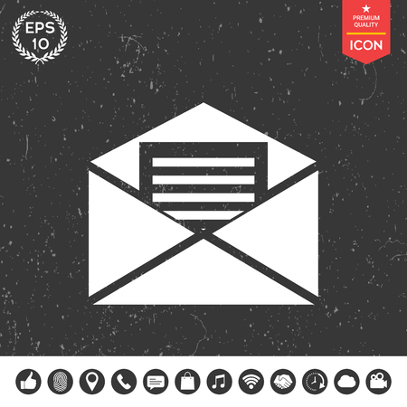 Email iconのイラスト素材