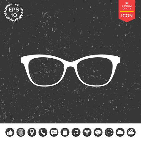 Glasses Iconのイラスト素材