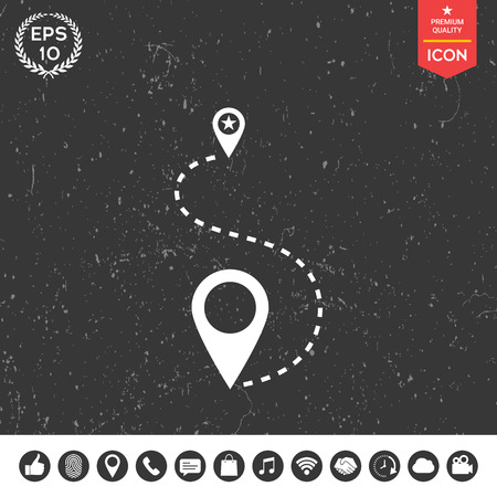 Location Iconのイラスト素材