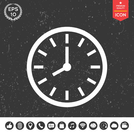 Watch iconのイラスト素材