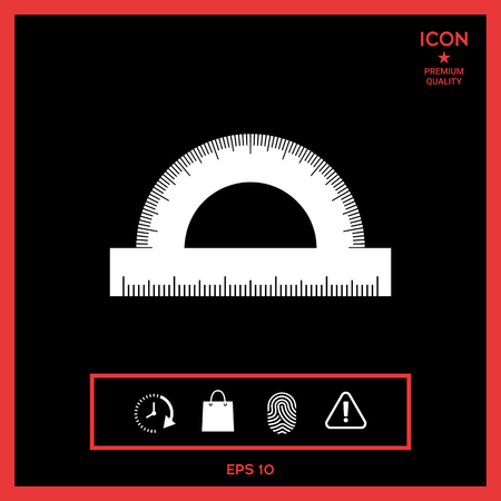 Protractorのイラスト素材