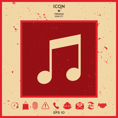 Music iconのイラスト素材