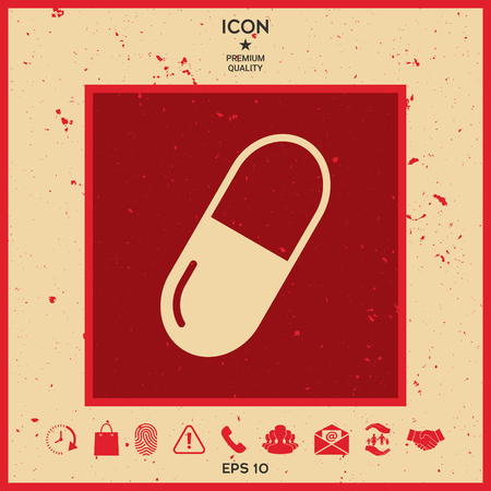 Pill iconのイラスト素材