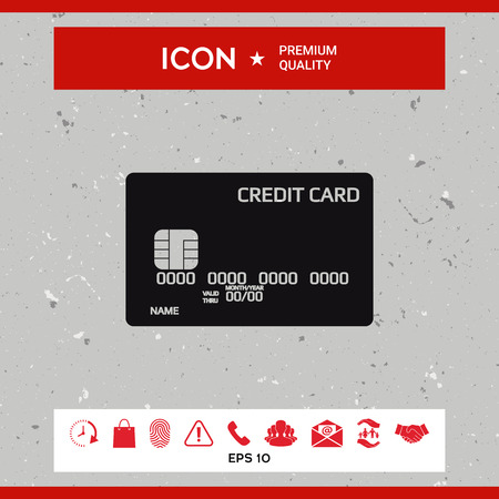 Credit card iconのイラスト素材