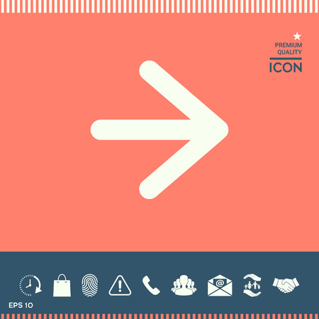 Arrow next iconのイラスト素材