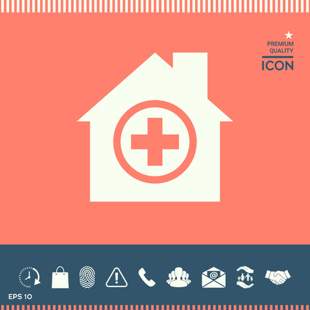 Hospital iconのイラスト素材