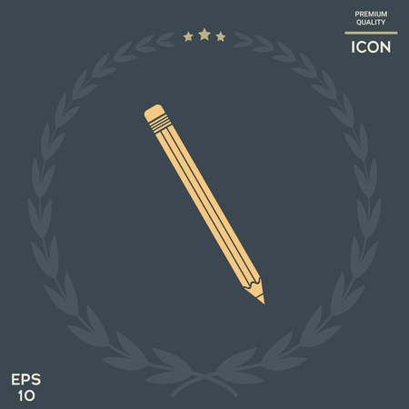 Pencil icon vector illustrationのイラスト素材