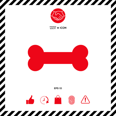 Bone iconのイラスト素材