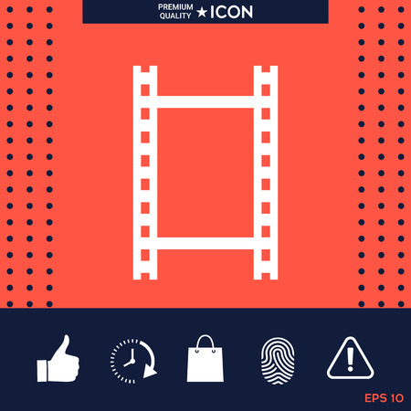 Camera Roll, photographic film, camera film iconのイラスト素材