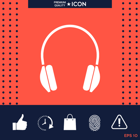 Headphones iconのイラスト素材