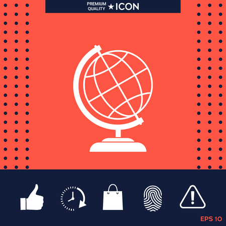 Globe iconのイラスト素材