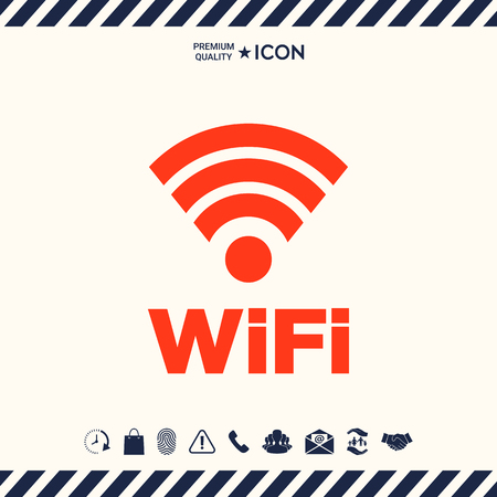 Internet connection symbol iconのイラスト素材