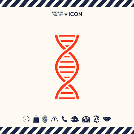 DNA iconのイラスト素材