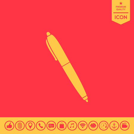 Pen iconのイラスト素材
