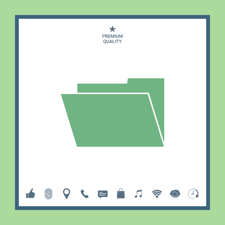 Folder iconのイラスト素材