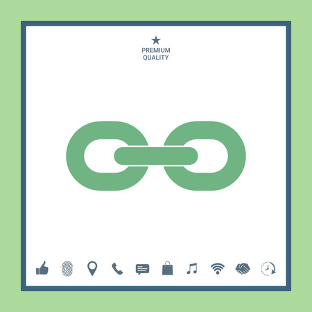 Link chain iconのイラスト素材