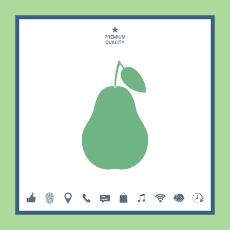 Pear iconのイラスト素材