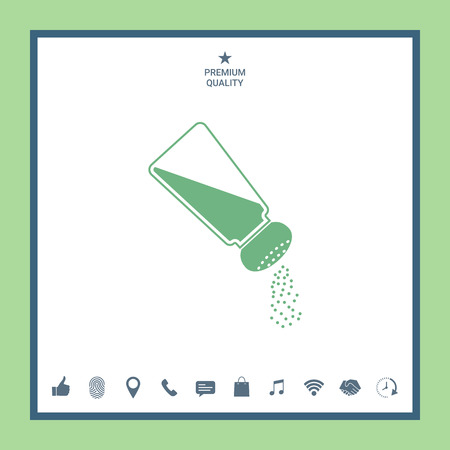 Salt or pepper shakerのイラスト素材