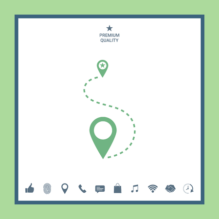 Location Iconのイラスト素材