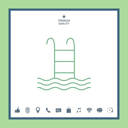 Pool iconのイラスト素材