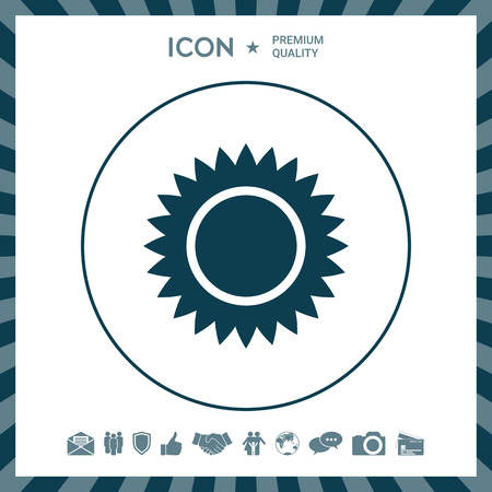 Sun iconのイラスト素材