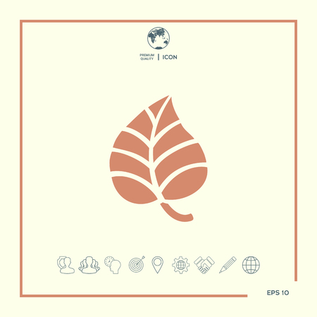 Creative vector logo - leaf. Element for your designのイラスト素材