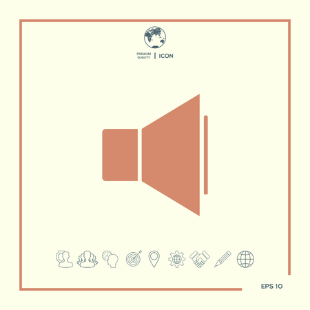 Volume icon Vector illustration.のイラスト素材