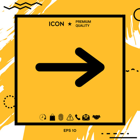 Arrow icon symbol. Element for your designのイラスト素材