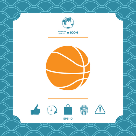 Basketball ball icon. Element for your designのイラスト素材