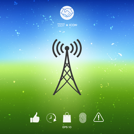 Antenna icon symbol. Element for your designのイラスト素材