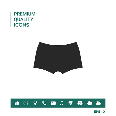 Underwear iconのイラスト素材