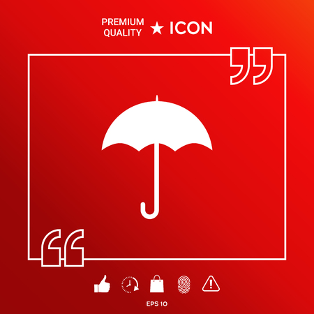 Umbrella iconのイラスト素材