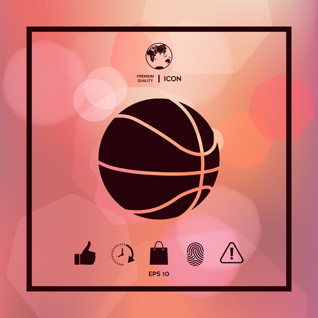 Basketball ball iconのイラスト素材