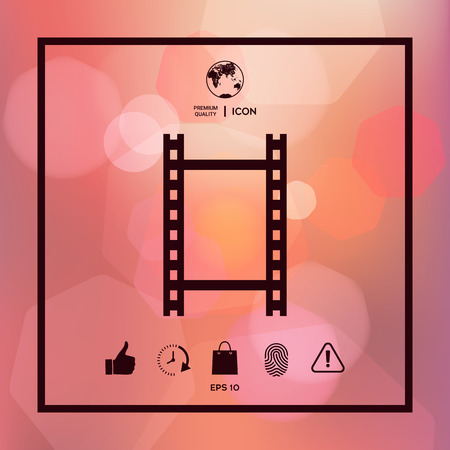 Camera film iconのイラスト素材