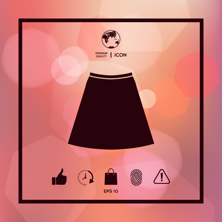 Skirt iconのイラスト素材