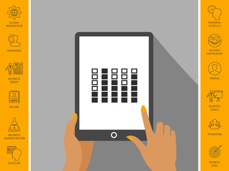 Electronic mixer icon.のイラスト素材