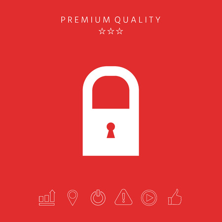 Lock icon symbolの写真素材