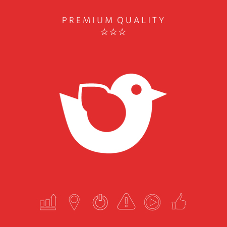 Bird symbol iconの写真素材