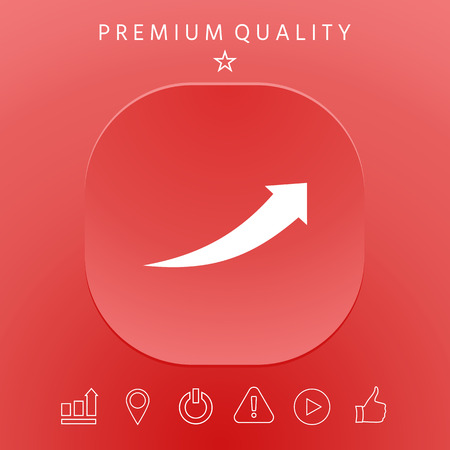 Arrow icon - upのイラスト素材